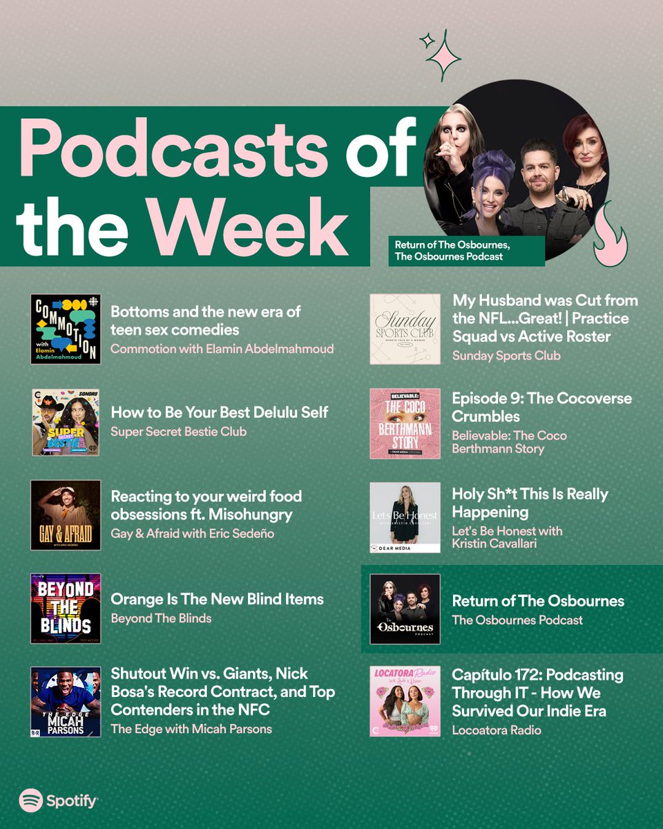 Cheers to the weekend and these podcasts of the week 🎙️🎉