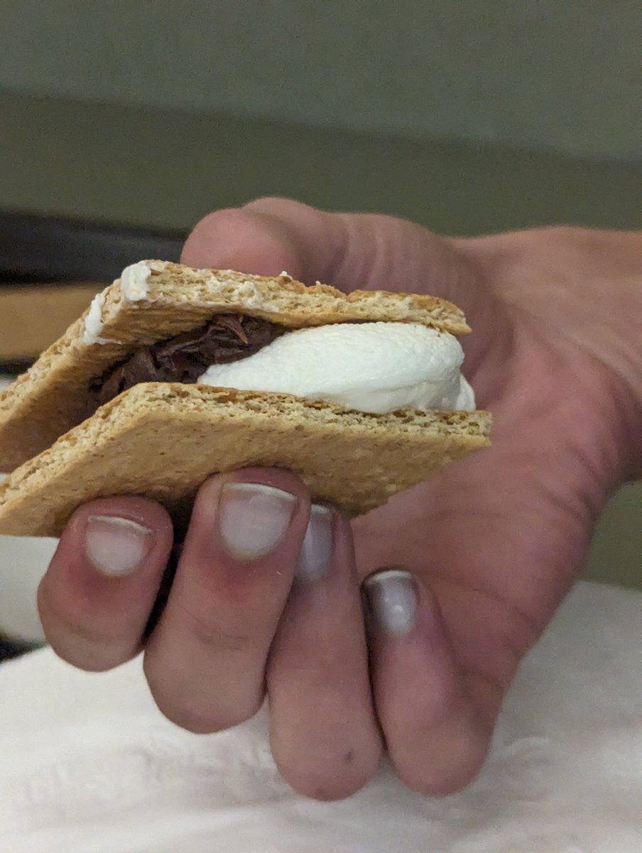 Microwave experiment to test for hot spots results in YUMMY s'mores in Culinary Basics.  #getthefacs #sayyestofcs #gowo