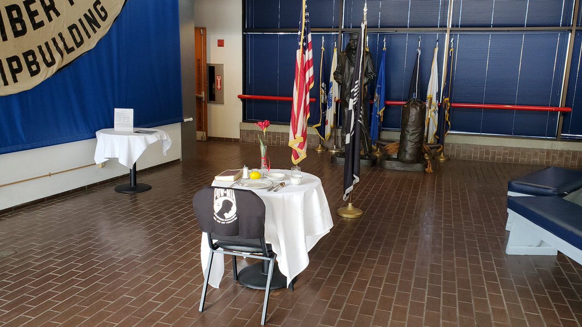 USSKIDD_DD661's tweet photo. Today is National POW/MIA Recognition Day.
#honorandremember #powmia #neverforgotten #MissingManTable #POWMIADay #NationalPOWMIADay #PrisonerOfWar #MissingInAction #POW #MIA #military #soldier #sailor #airman #marine #guardsman #destroyer #museum #education https://t.co/BYO5ymfFGS