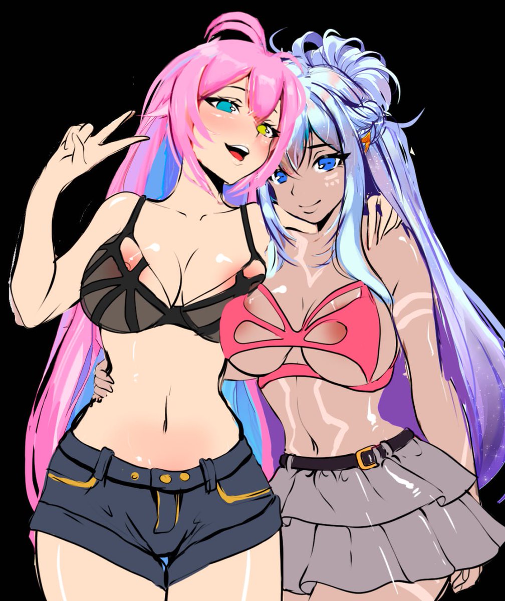 CosmicFaith's tweet photo. #StripGame with @ElfieLoveVT 

34❤️ &amp; 34🔁 = TAKE OFF SHORTS &amp; SKIRT

#WaiVi #vtuber #VtuberUprsing https://t.co/GPW7KLKvCV