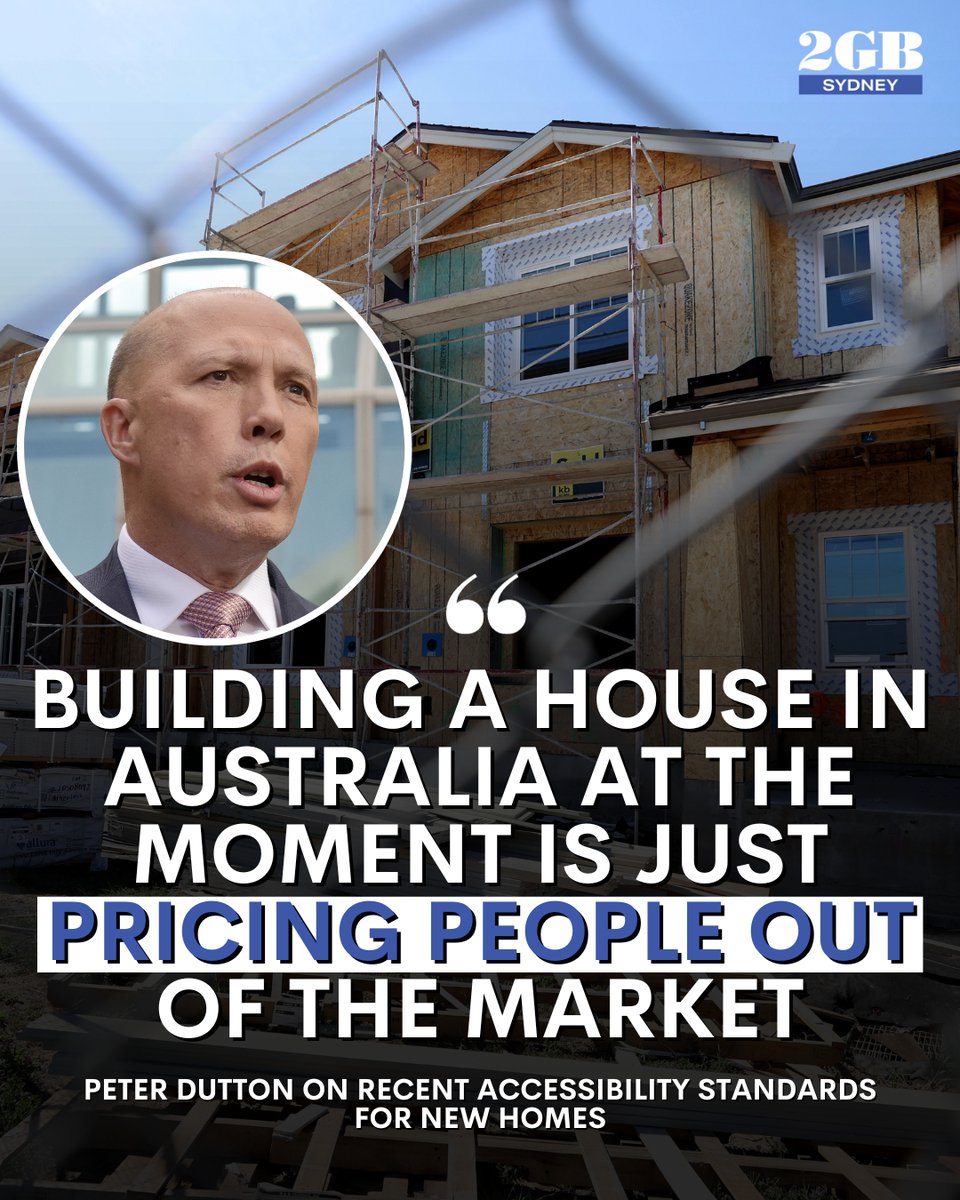 Peter Dutton didn't hold back as accessibility standards for new homes in some states sparked a new debate. 😯 MORE: brnw.ch/21wCDmh