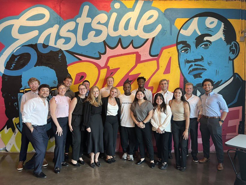 mynameisJabee's tweet photo. Shout to @clarkfornorman and JCPenney Leadership Program and the Multicultural Business Program for coming by @ESPizzaHouse https://t.co/QiGMLR613s
