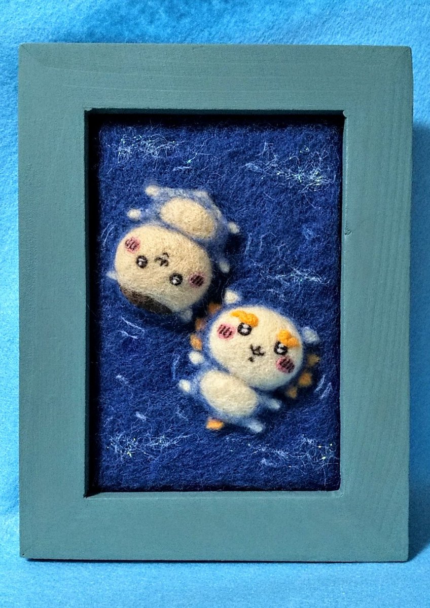 🏝 ちいかわ 🏝 ニードルフェルト

フォトフレーム入り
立体羊毛刺繍
(くりまんじゅう シーサー)
🌕 🌊
サパー・・・ 
サパー・・・ 

#ちいかわファンアート