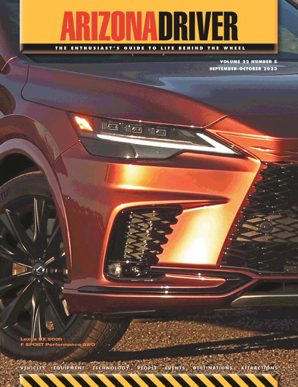 ArizonaDriver's tweet image. Hot 'alternative' powertrains in our Sept-Oct issue incl 2023 #Lexus RX 500h F SPORT Performance AWD - hybrid efficiency + top power &amp;amp; handling. Had a great week &amp;amp; it looks sharp in Copper Crest, a perfect Arizona hue. #LexusUSA #LexusRX - Full issue: arizonadrivermagazine.com