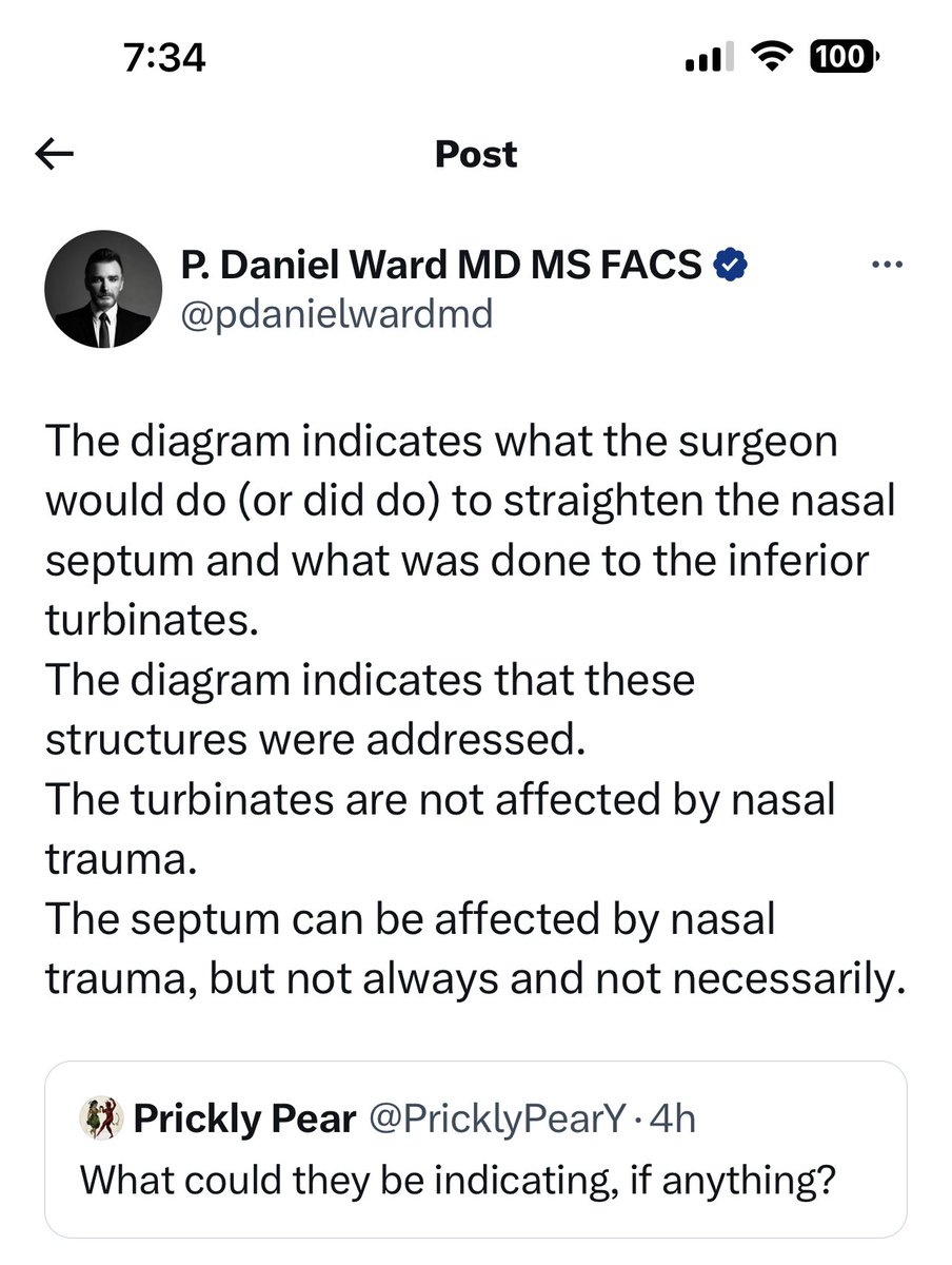LauraBockov's tweet photo. SCREAMING TO THE BACK OF THE ROOM!

❌There are absolutely no identifiers on this diagram that it relates to Amber Heard in any way. 
❌There is no doctor’s name and no medical facility name. 
❌There is no written diagnostic medical report to go with it. 

𝑰𝑻 𝑰𝑺 𝑵𝑶𝑻 𝑨𝑫𝑴𝑰𝑺𝑺𝑰𝑩𝑳�� 𝑬𝑽𝑰𝑫𝑬𝑵𝑪𝑬!
You can get this diagram from a text book and scribble on it yourself.

A Dr’s name on an exhibit list proves nothing! #AmberHeardIsALiar #BoycottAquaman2