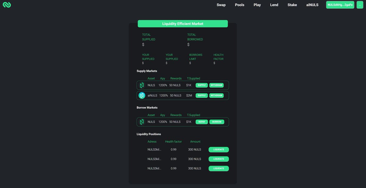 nulswap's tweet photo. #Nulswap Upcoming Lending/Borrow 🎉

Are you ready for the next big thing in #DeFi on the #NULS network? Get ready to dive into Nulswap's groundbreaking lending and borrowing platform! 🌐 https://t.co/zHU3hi1jEW