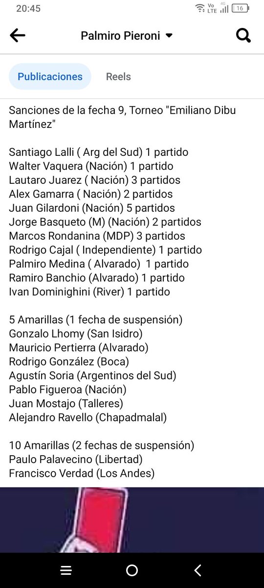 Sanciones que dejó la 9na fecha de la LMF