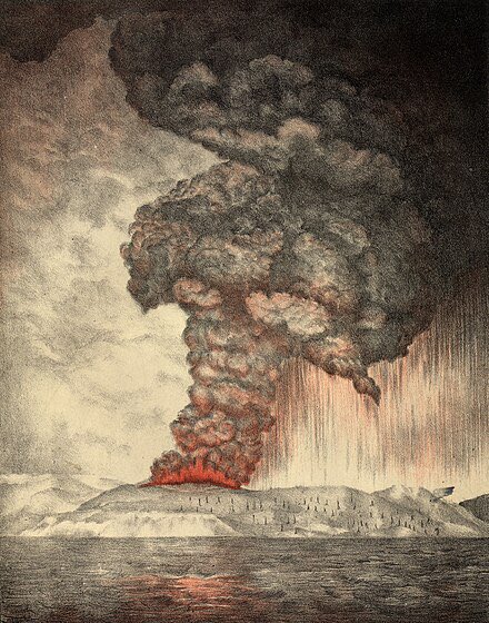The loudest sound ever heard by humans was the 1886 Krakatoa Volcano eruption. The explosion was equivalent to 13,000 “Little Boy” Atomic Bombs from WW2, and ejected approximated 25 km^3 (6 cubic miles) of rock. The acoustic pressure wave circled the Earth 3 times.