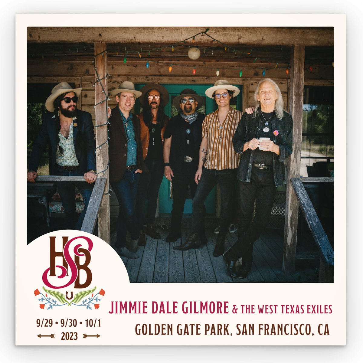 Jimmie Dale Gilmore, so often  a beloved part of HSB over the years, returns this year and brings the West Texas Exiles with him. Do not miss this!

#jimmiedalegilmore
#hardlystrictlybluegrass
#hsb23