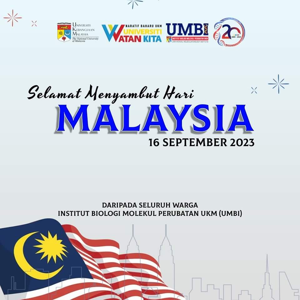 Jalur Gemilang lambang sebuah bangsa merdeka. Kibarkannya sebagai tanda cinta kepada negara yang tidak pernah luntur. 

Selamat Menyambut Hari Malaysia !

#UMBIsharing
#UKM
