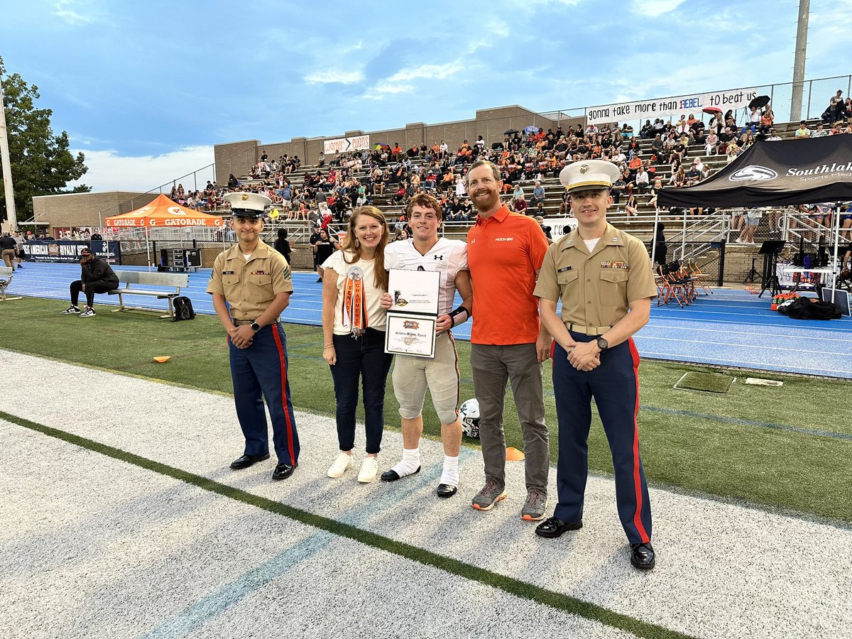 Congrats Chalmers. GARS Scholar Athlete. Go Bucs <a href="/AmericanRivalry/">Great American Rivalry Series</a> <a href="/HooverAthletics/">Hoover Bucs</a> <a href="/USMC/">U.S. Marines</a> @