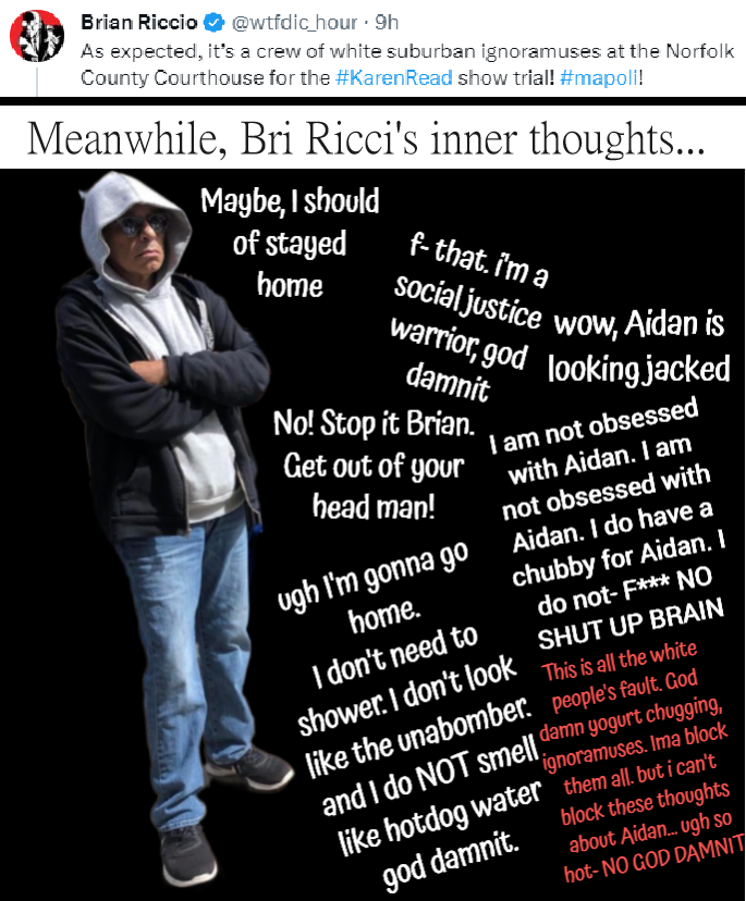 When fighting your conscious goes wrong, the #BriBriRicci edition

#UnblockMeCucky

#FreeKarenRead #takeabreather #SuckItBozo 
@TheYoungJurks @Mw08391 @DoctorTurtleboy @TurtleboyTweets #ListenToYourHeart