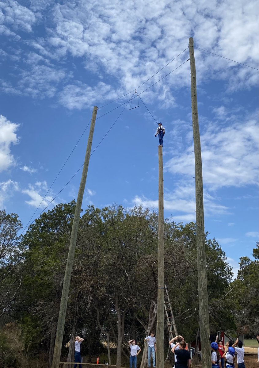 Cadets had a great time building teamwork and confidence today!