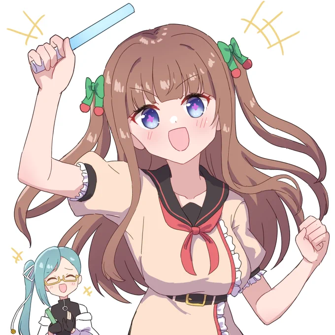 同時視聴めっちゃ楽しかった!! #ちぇり絵 
