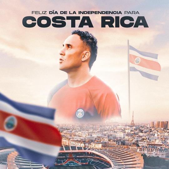PSG_espanol's tweet photo. ¡Desde Paris les deseamos un muy feliz Día de la Independencia para todos en Costa Rica! 🙌

🇨🇷 𝐏𝐔𝐑𝐀 𝐕𝐈𝐃𝐀 🇨🇷 https://t.co/zsLDC0YM5m