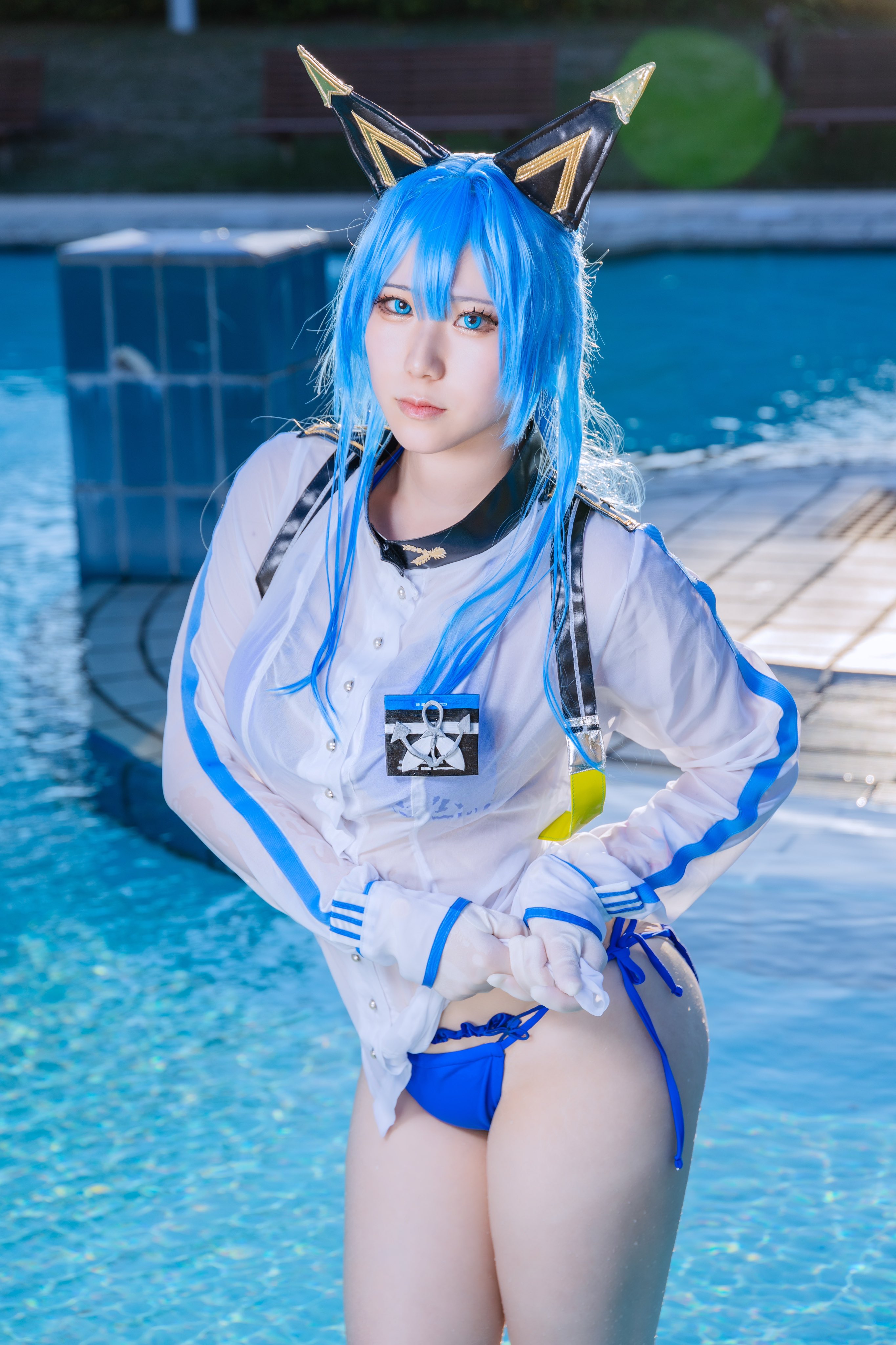 NIKKE ヘルム　アクアマリン　コスプレフルセット NIKKE ヘルム アクアマリン コスプレ
