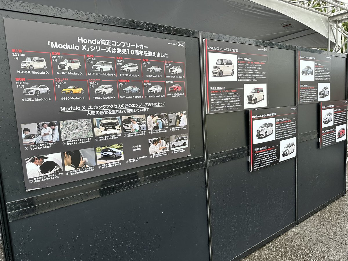Honda_Access's tweet image. ＼Hondaブース展示車紹介／

🚗3台の車両を展示🚗
✅CIVIC e:HEV SPORTS ACCESSORY CONCEPT
✅N-BOX Modulo X（販売終了モデル）
✅S660 Modulo X Version Z （販売終了モデル）
#ModuloX10th #ModuloX晒せ のハッシュタグも要チェック👀🔎💡（ゆりり）