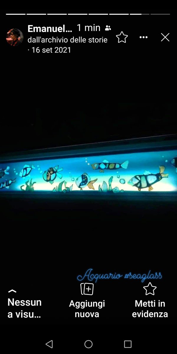 uaua75's tweet photo. Acquario π ππ‘π ( 2 m. - Vetri levigati dal Mare)
#seaglass #acquarium #lamp #artglass #lightspoint #fish https://t.co/ZavG9JxAuU