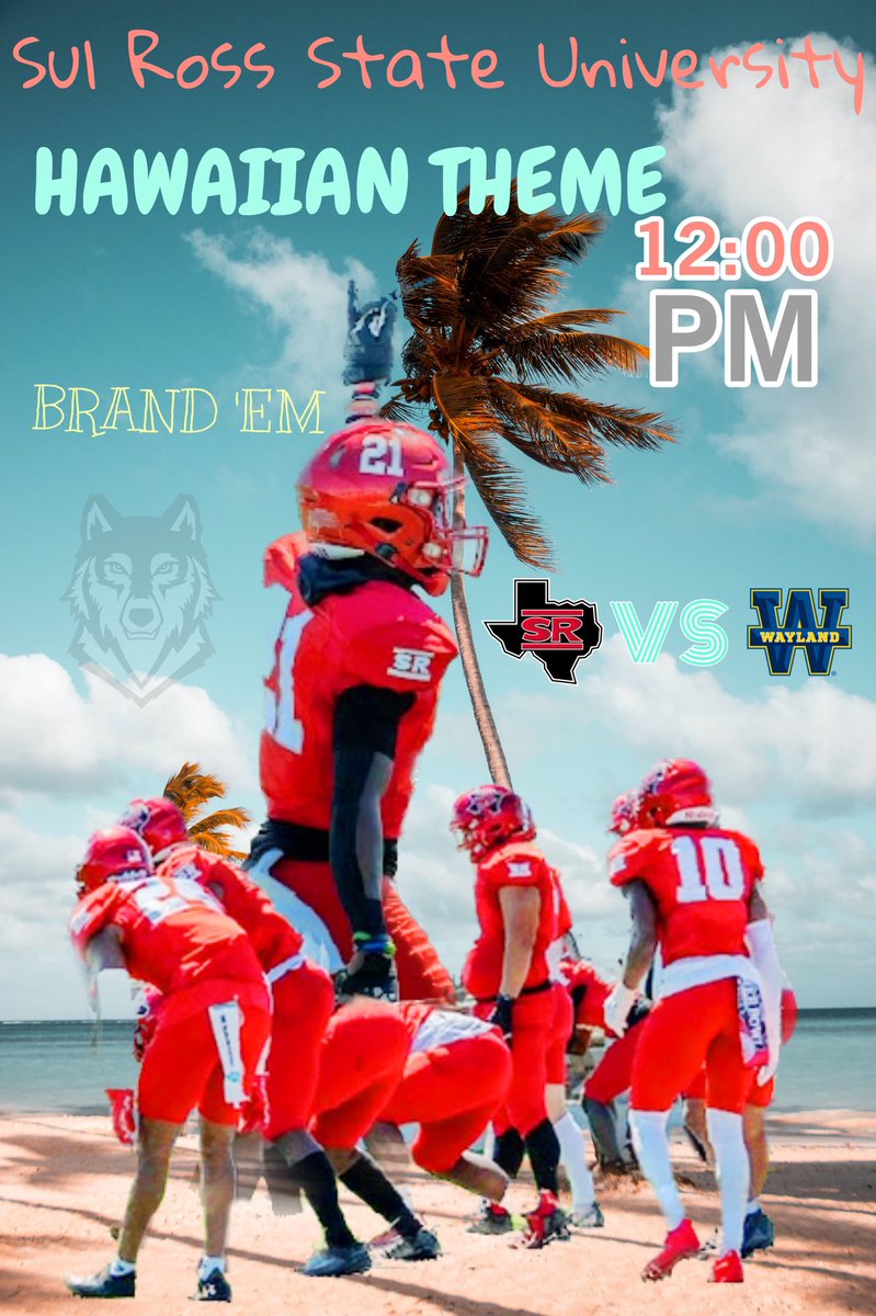 SRSUFootball's tweet photo. 🌺Aloha‼️Saturday is almost here!!!! https://t.co/t88SUHBBxc