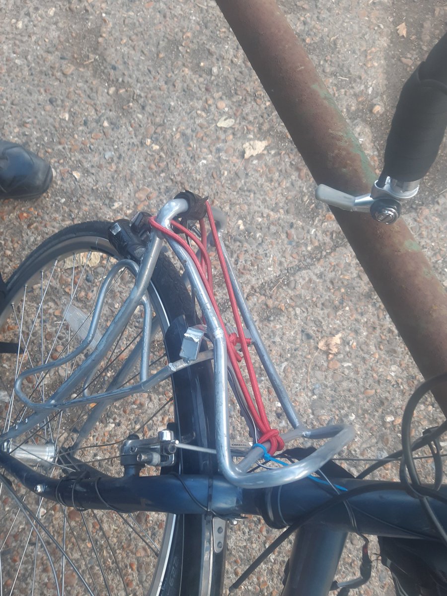 G_0_PEK's tweet photo. Slight mishap on Boxley hill. Bike and helmet total write off. I got away with cuts,bruises and soft tissue damage but ,no broken bones.
Helmet saved me from life changing injury today.
6 hours in A&amp;E though. https://t.co/hG9v60PJFa