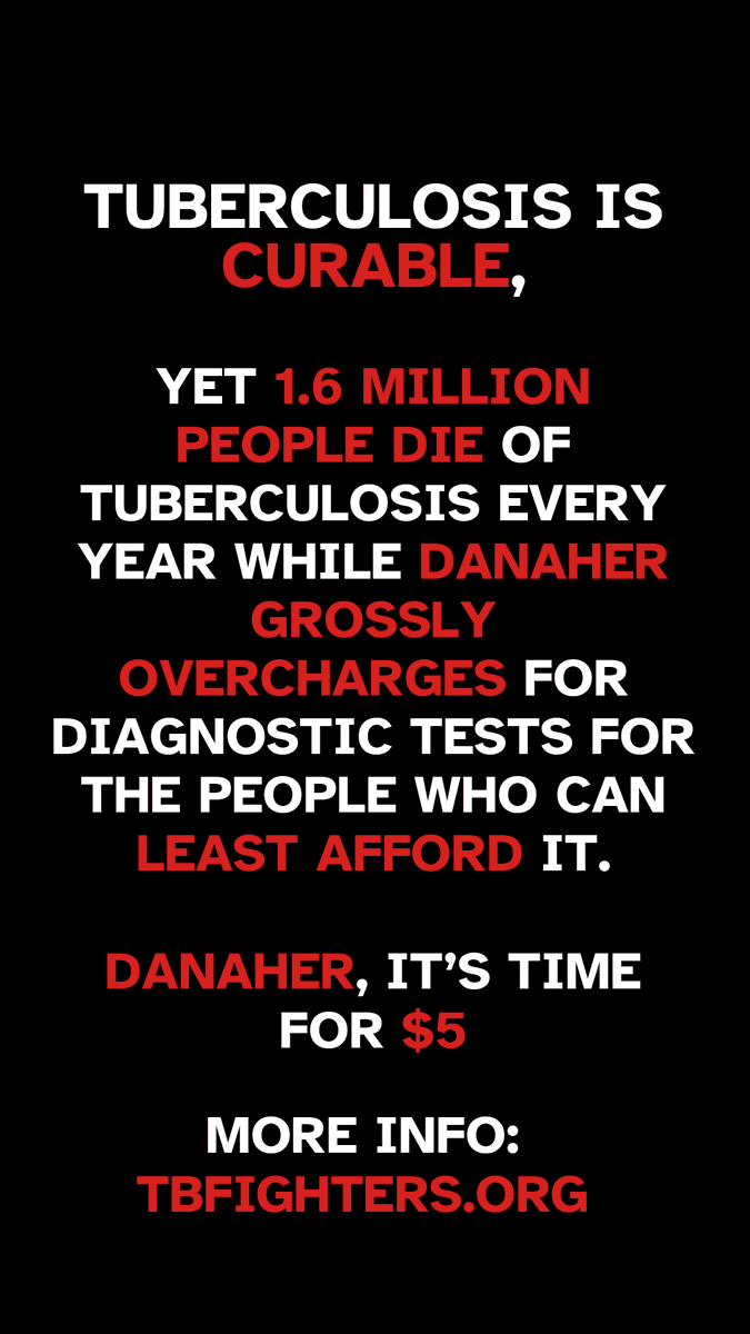 ItsMonty_'s tweet photo. #TimeFor5 #PeopleOverProfits @DanaherCorp @CepheidNews https://t.co/JNwTF7JoqH