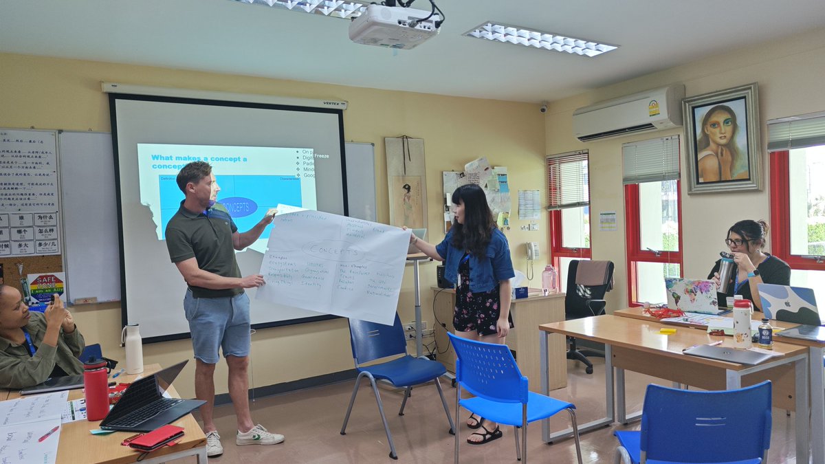 YfeiYuanjia's tweet image. For learning, face to face is always better than online. I am happy to lead IB in-person workshop again. Glad I can share my learning on Concept-driven learners with other. #IBAP