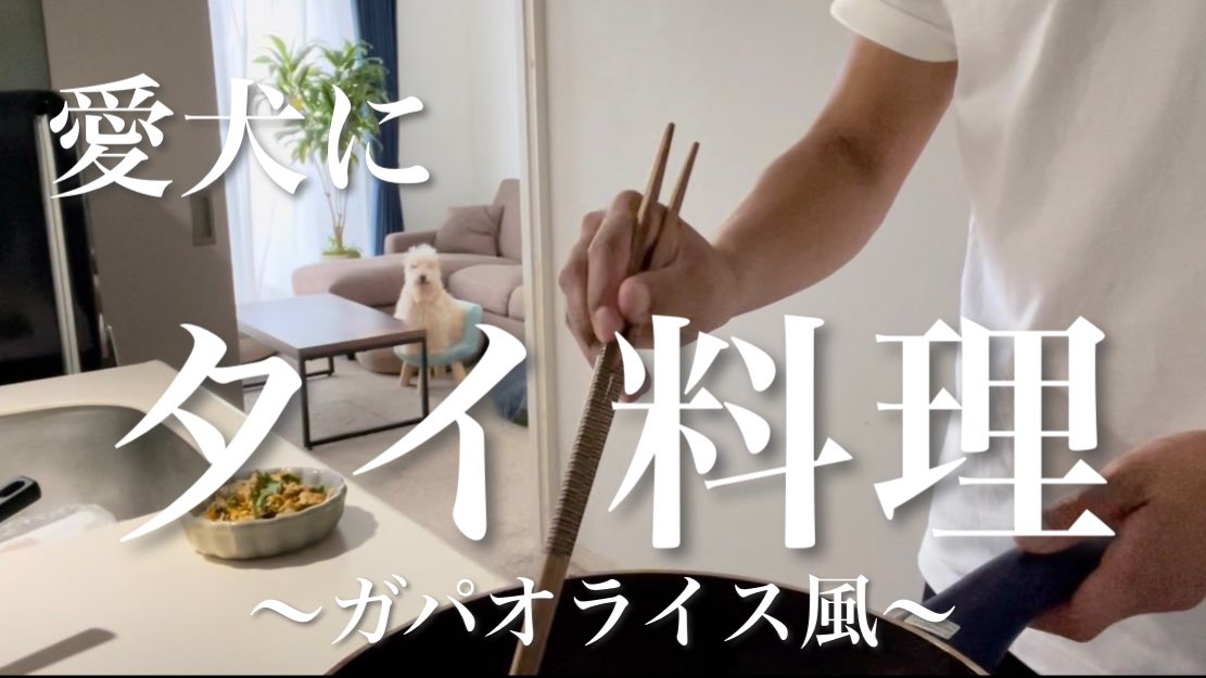 daichiwanwan's tweet photo. わんわんにタイ料理を作った😆🐶🎶
【前編】
https://t.co/F8xPGOuQUX https://t.co/ZV3kxkgubQ
