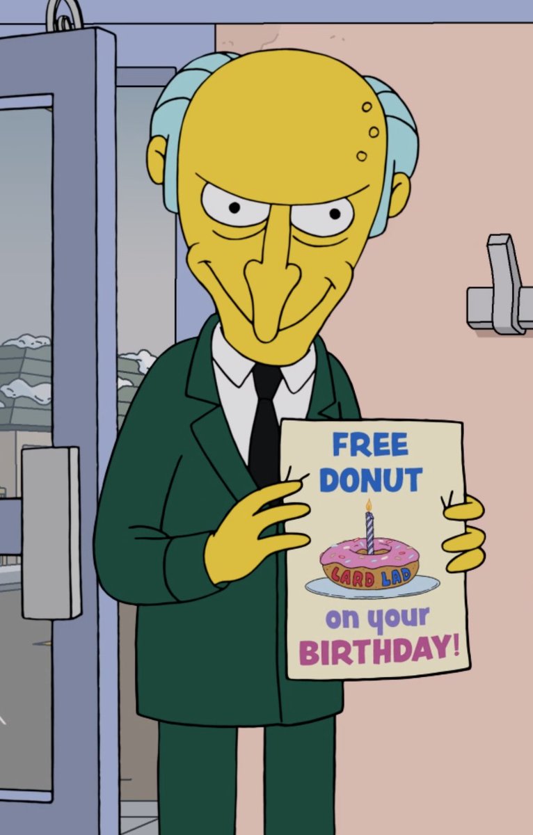 LilSimpsonFan's tweet photo. "Go to hell you old bastard."
-C.J. Ramone (The Ramones)
If today is this geezer's birthday, that means mine is tomorrow!
#TheSimpsons #SimpsonsFan #MrBurns #Rosebud #ASeriousFlanders #Birthday https://t.co/pJB6xzQE7Y