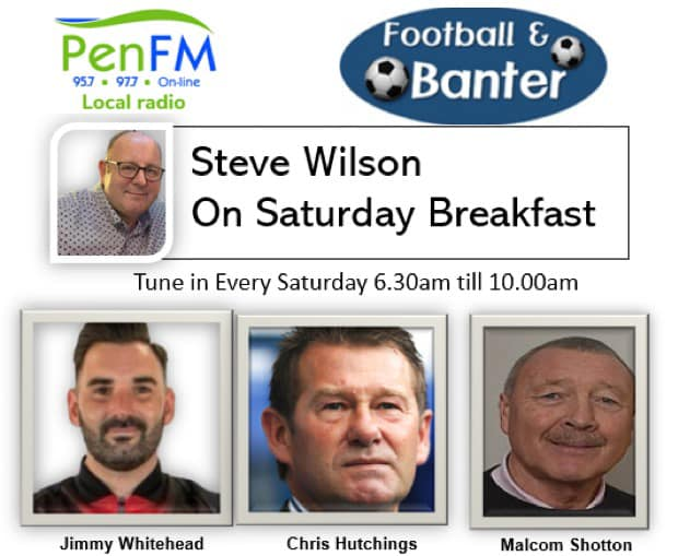 PenistoneFM's tweet photo. Good Morning South Yorkshire, join us this morning from 9am for another Football &amp; Banter. My Guest @MomentousFootb1 owner @whitehead1jimmy former @ChelseaFC &amp; @htafc defender Chris Hutchings &amp; @BarnsleyFC legend Malcolm Shotton https://t.co/rnsqbJ3Bix