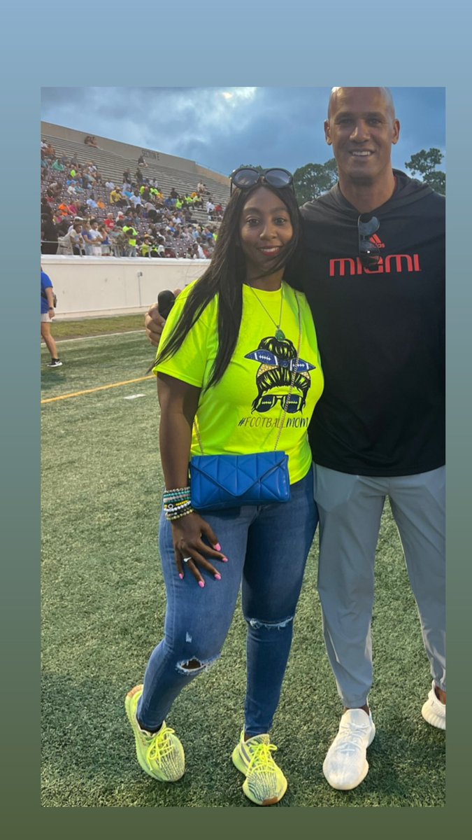 Friday Night Football With @JasonTaylor while checking out @TheMainlandHSFB #TheU #Canes #Miami #UM #UniversityOfMiami