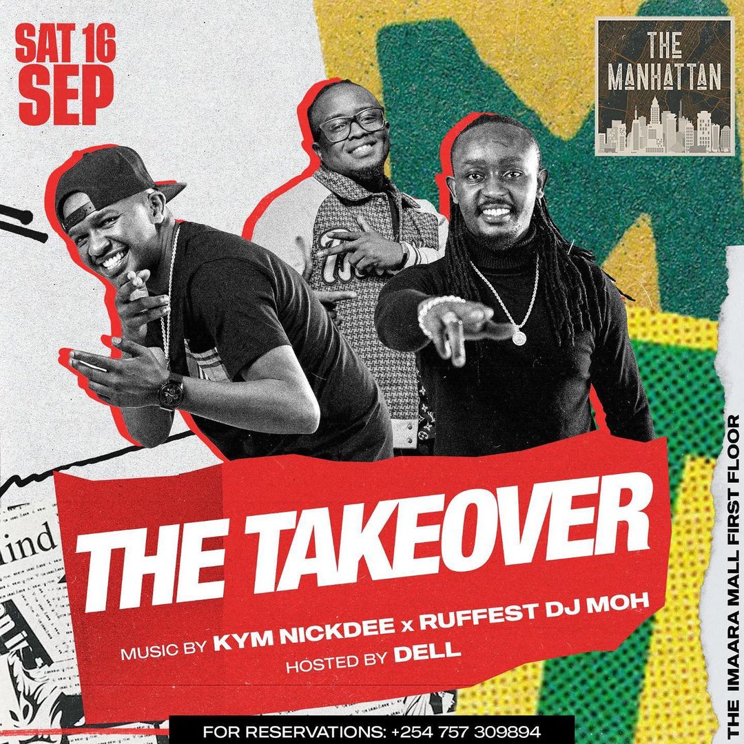 deejaykamuzeey's tweet photo. #TheTakeOver vibes tonight @themanhattanke featuring the baddest combo of @DjKymNickDee x @ruffestdjmoh HEAD TO HEAD 🙌🏾🙌🏾🔥🔥 Backed up by @mohspice and @NickDeeEnt all star crew...... See y'all tonight
#LessTalkMoreMuzik🔥🔥🔥 
#AintNoPartyLikeANickDeeParty💯💯 https://t.co/Tq2VTY8Nmc