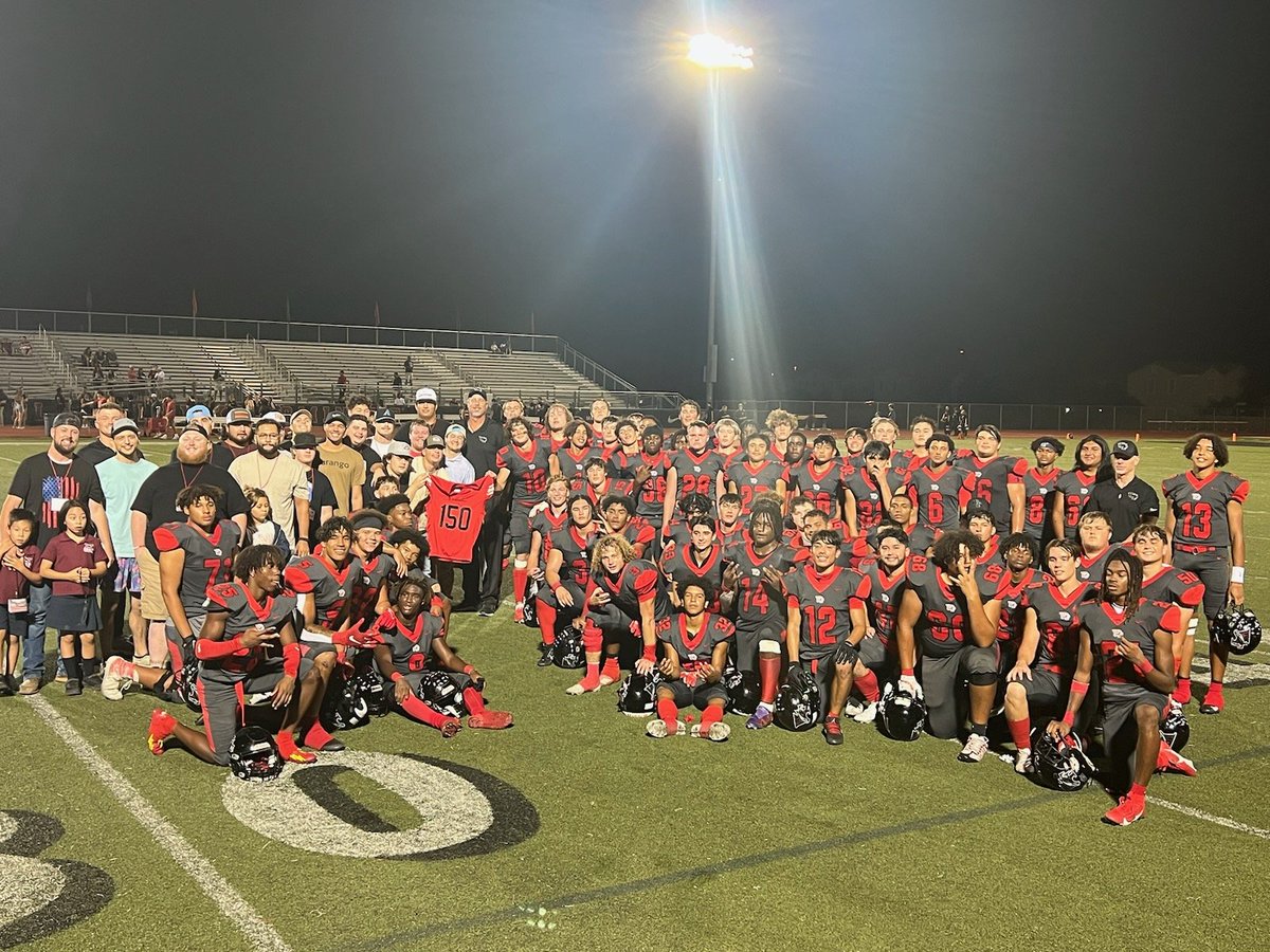 I want to say Thank You to everyone for the recognition of our 150th win. The best part is it came on Homecoming and some of the guys that accomplished this over the years got to attend and be a part of it. Thank you to all the Players and Coaches for getting us here.