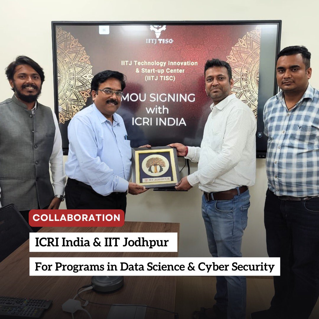 🎓 Exciting News! 📊🔒 ICRI/ILAM India is thrilled to announce our collaboration with IIT Jodhpur for an exclusive Executive Education Program in Data Science &amp; Cyber Security! 🤝✨

#ICRIxIITJodhpur #DataScience #CyberSecurity #ExecutiveEducation #IITJodhpurCampus

<a href="/iitjodhpur/">Indian Institute of Technology Jodhpur</a>