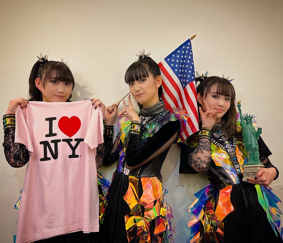 Thank you for coming to " THE BABYKLOK TOUR 2023 in  New York "🗽

#BABYMETAL #BABYMETALWORLDTOUR2023 #THEBABYKLOKTOUR #NEWYORK
