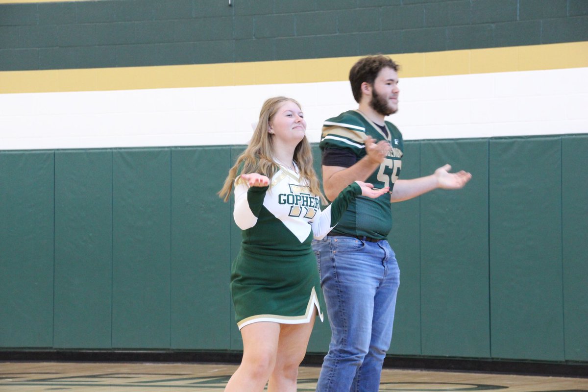A few pictures from the Homecoming Pep Rally!!  💚🏈💛

More photos to come, keep an eye on your email!