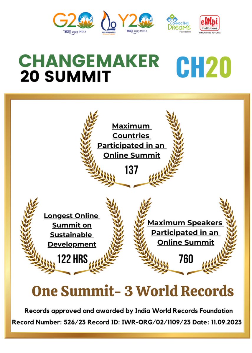 Changemaker 20 Summit tweet media