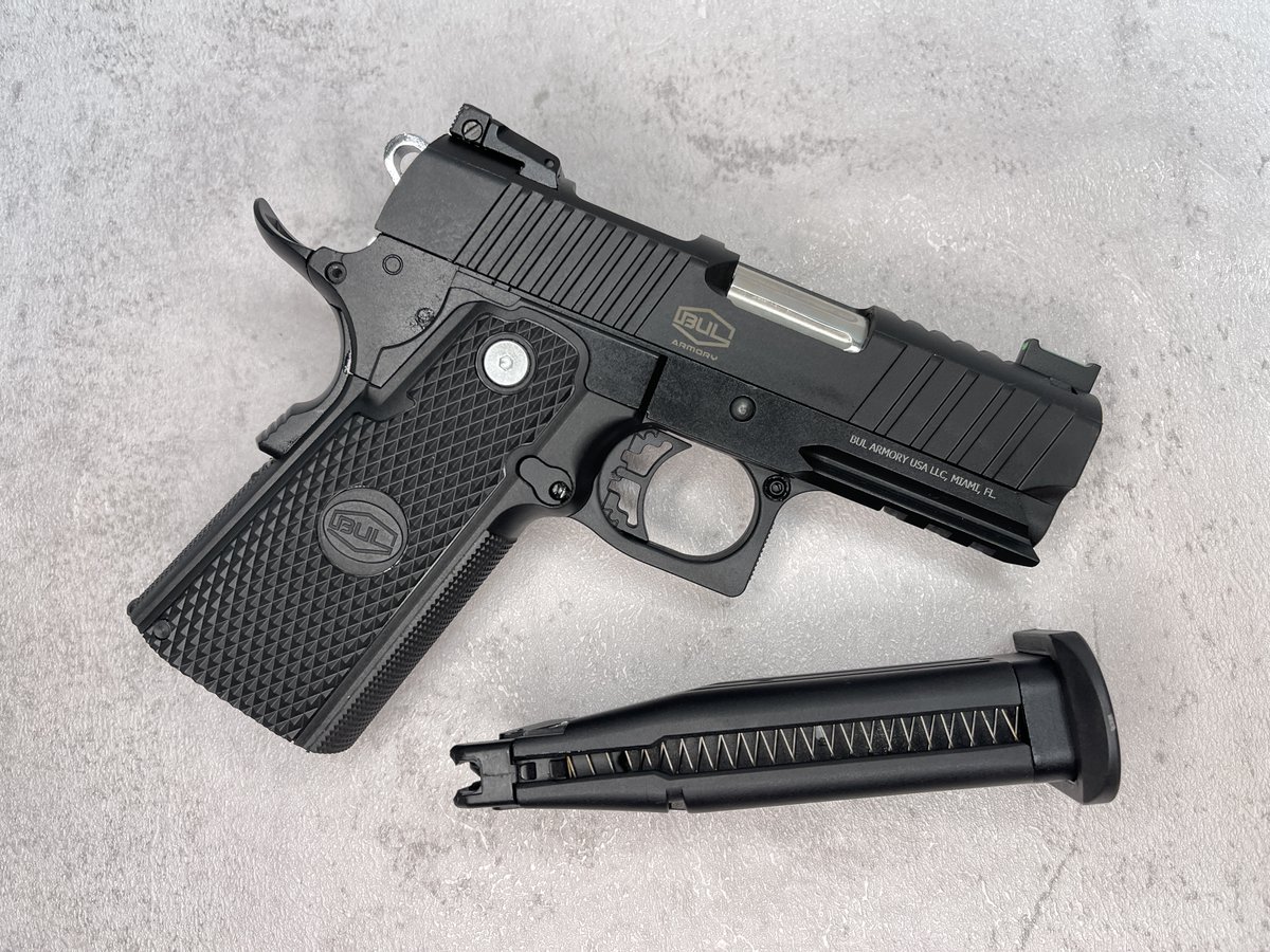 MGASHOPSINKIBA's tweet photo. BUL SASⅡ Ultralight GBB ハンドガン
ブラック アイアンサイトモデル/ドットサイト搭載モデルが新木場店にも入荷しました。
トリガー・グリップセフティがブラック仕様となっております。
初回小数なのでお早めに。
新木場店でお待ちしております。
#BUL #SAS2 #GBB #ハイキャパ #Co2 #樹脂スライド https://t.co/7ok2ELbHCS