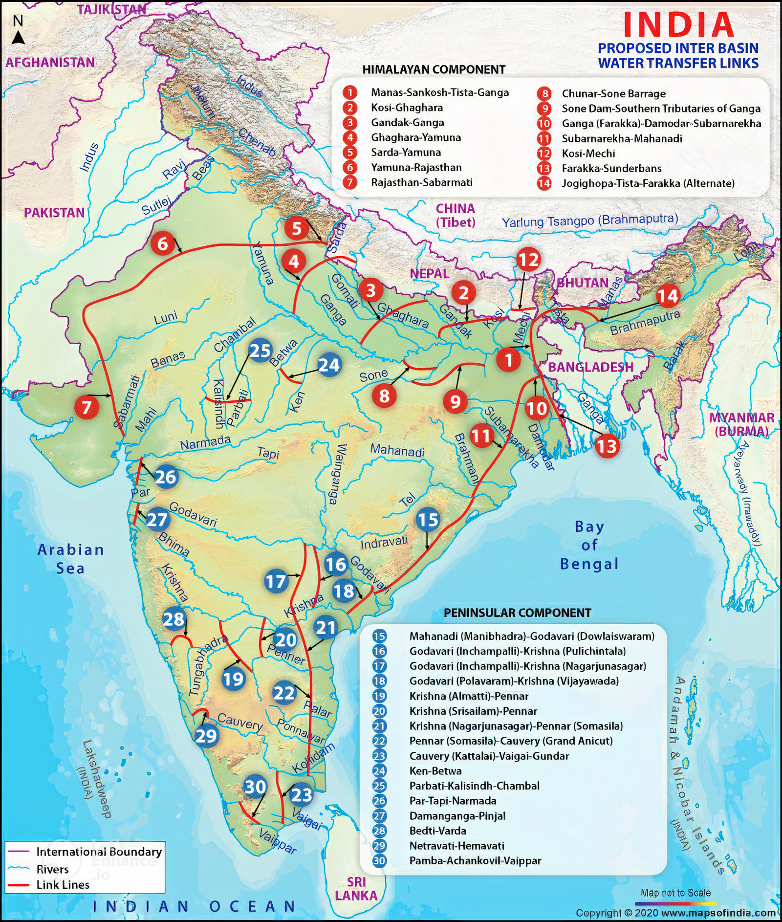 Penner River Map
