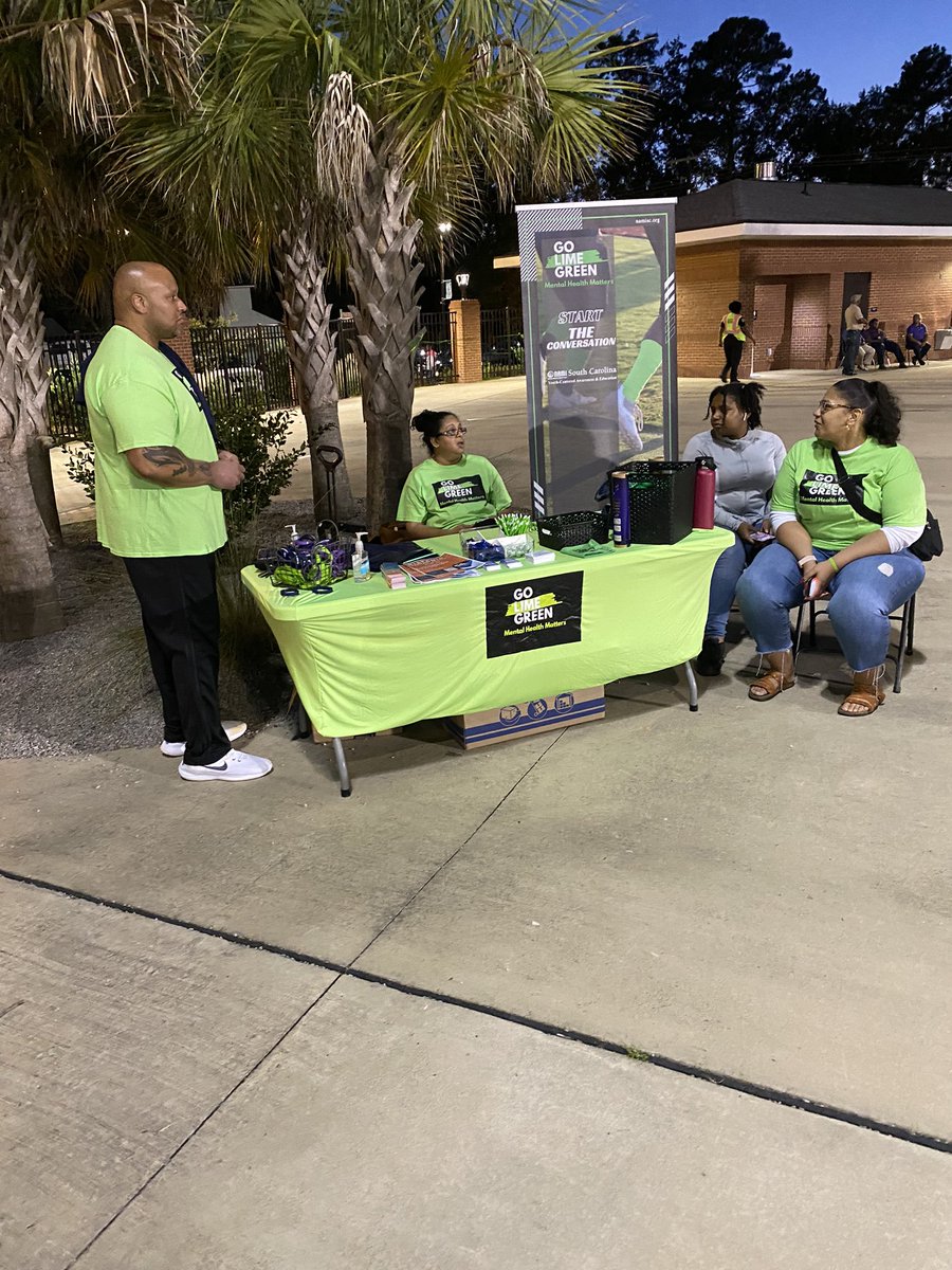 Congratulations to <a href="/lrhsdhornets/">Lower Richland High School</a> <a href="/RichlandOne/">Richland One Schools</a> for being recognized by <a href="/NAMI_scarolina/">NAMI South Carolina</a> at tonight’s game! #LowerRichland #DiamondHornets <a href="/latayna_w/">Latayna Williams</a>