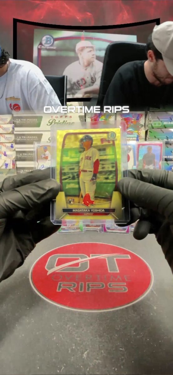 MangiMi2's tweet photo. @fanaticslive #overtimerips Yoshida SUPERFRACTOR 1/1 #yoshida #superfractor @CardPurchaser https://t.co/xR2wQE83C6
