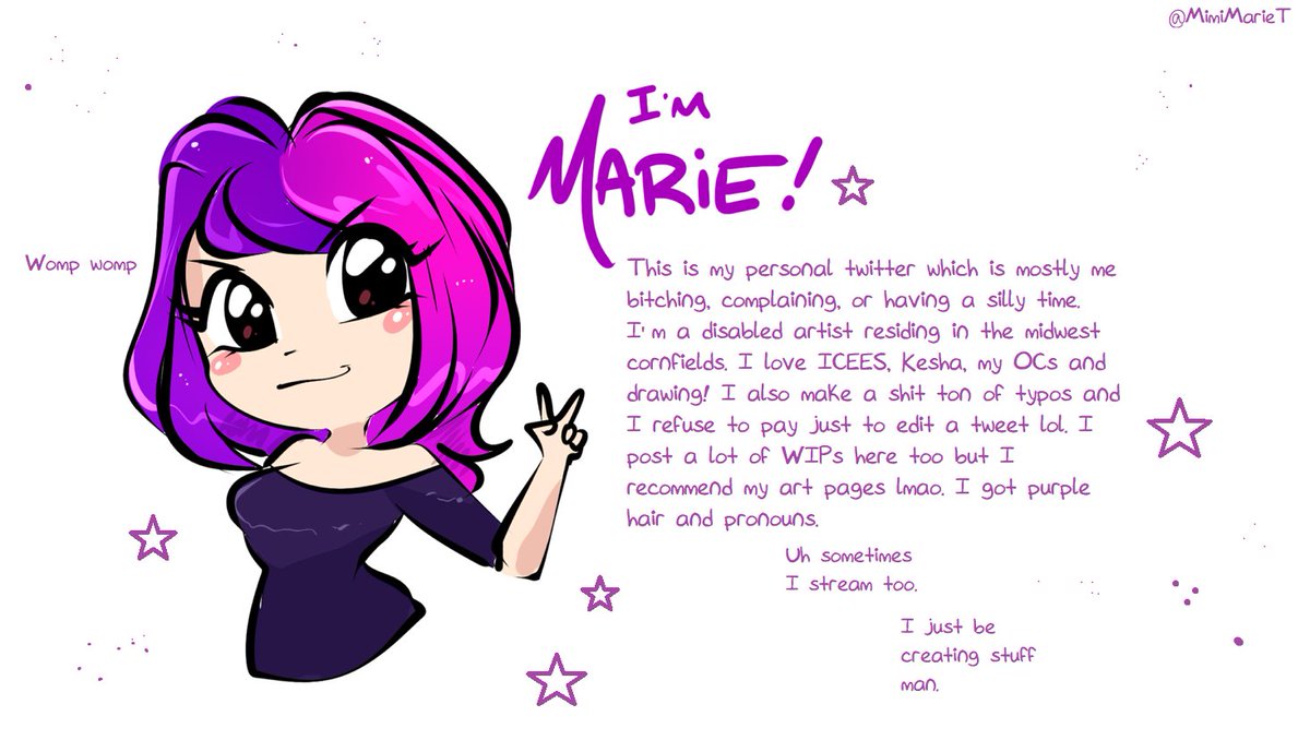 RikkiMarieT's tweet image. β Hi I'm Marie and I'm annoying on main! I'm on a mission to get really inked up! I'm also passionate about what I believe in. I may or may not bite.
π¨ @MimiMarieT
π @thiccsplort
π² mimimariet.weebly.com/commissions.htβ¦
π patreon.com/mimimariet
β ko-fi.com/mimimariet