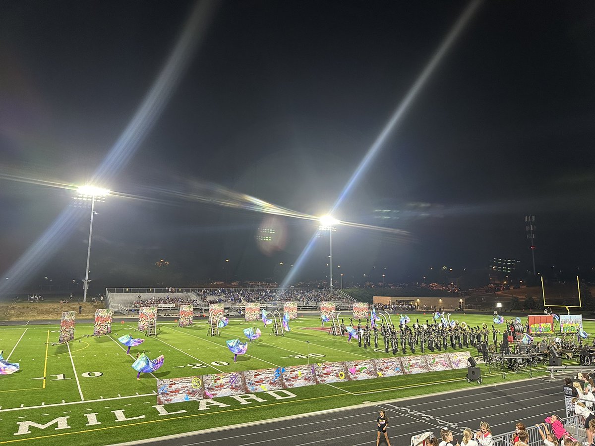 HOLY SMOKES! This marching band show was OFF THE RAILS! Proud of our students in this show! Great work @mwwildcatband — excited for your season!