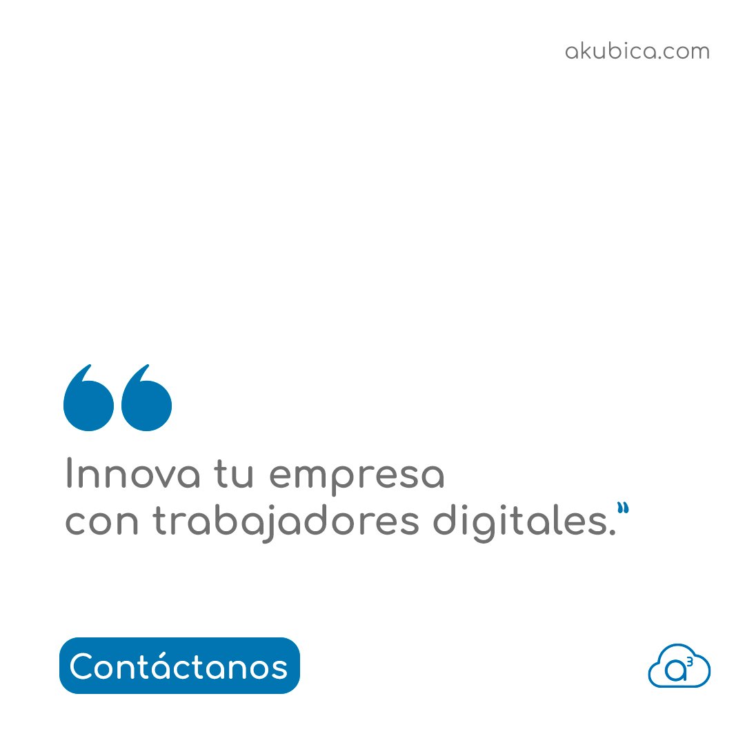 sistemas_a3's tweet photo. Ellos transforman la manera en la que tus departamentos trabajan para obtener una mejor eficiencia. Descubre una nueva era empresarial.

#EficienciaEmpresarial #innovaciónrpa #TransformaciónDigital #nuevaeraempresarial #sistemasakubica https://t.co/aiSIjyNsr4