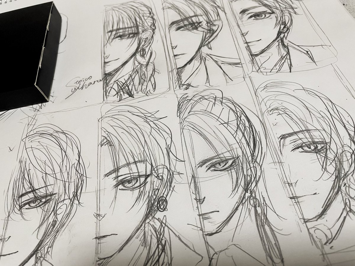 私の好きなアーティスト……
ついに絵を描いてしまった……
リアルなのは描けないから漫画絵ですが 