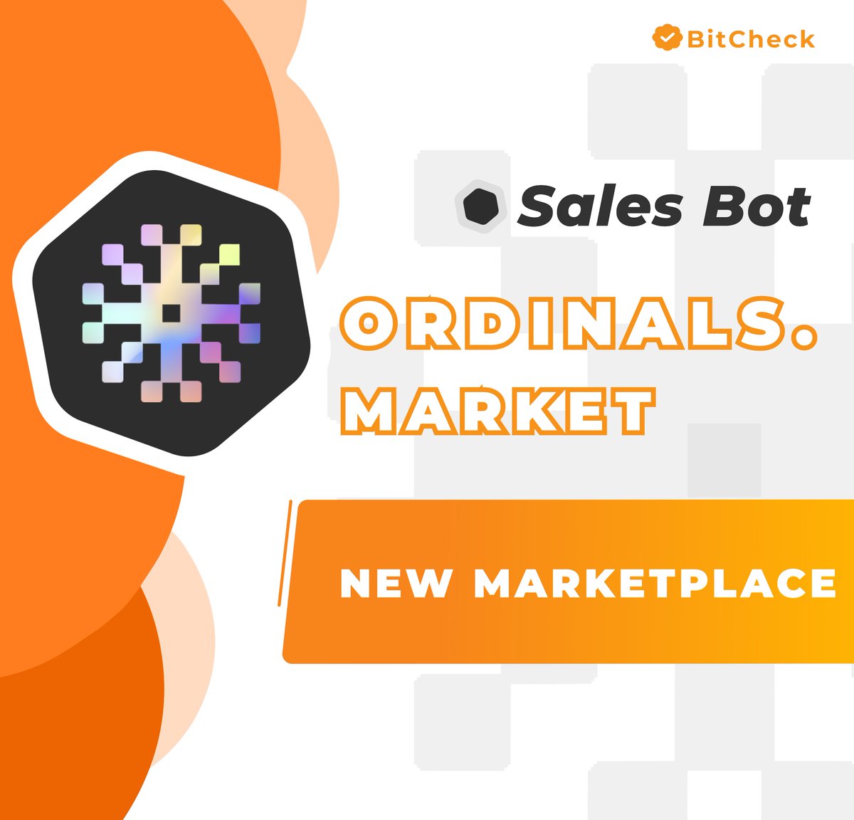 BitCheck (@bitcheckme) on Twitter photo Exciting update! 🎉
We're thrilled to announce that our X and Discord Ordinals Sales bot now supports <a href="/OrdinalsMarket_/">Ordinals Market</a> 🚀
Interested in using our sales bot for your collection?
Send us a DM 💯 Exciting update! 🎉
We're thrilled to announce that our X and Discord Ordinals Sales bot now supports <a href="/OrdinalsMarket_/">Ordinals Market</a> 🚀
Interested in using our sales bot for your collection?
Send us a DM 💯