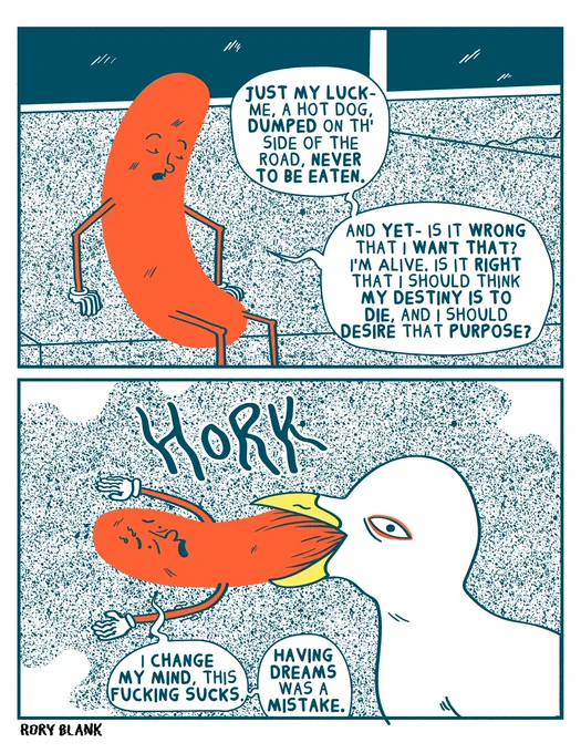 the hot dog's lament 