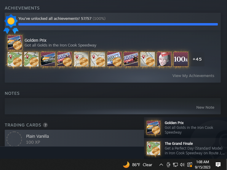 jeana_beana_'s tweet photo. I did it! I am the Iron Cook! Finally reached 100% in #CookServeDelicious3. Thank you @chubigans and @vgincgames for 91.9 fun (though sometimes infuriating) hours! :D https://t.co/Ztm3HTubPz