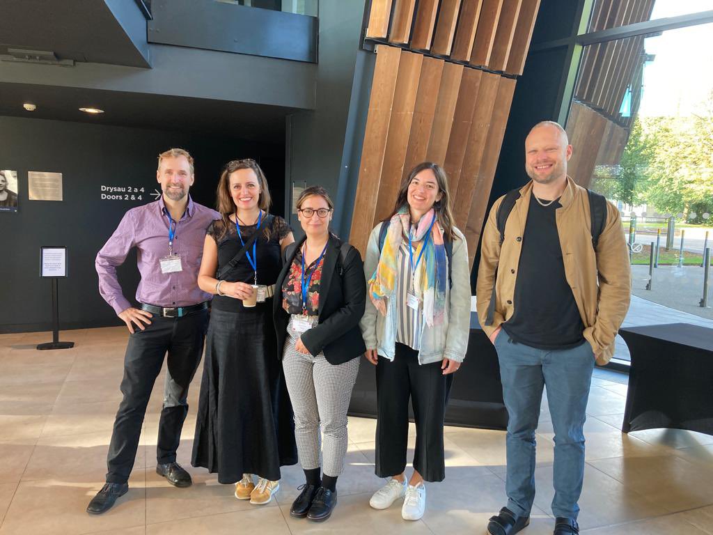 The @bacn_uk symposium on empirical #Neuroaesthetics organised & chaired by Beatriz Calvo-Merino with @EdwardVessel @guidorgs , Letizia Palumbo & me🩰 was a success! 😃 Thank you for the invitation, it was a great short visit to the UK. #bacn23