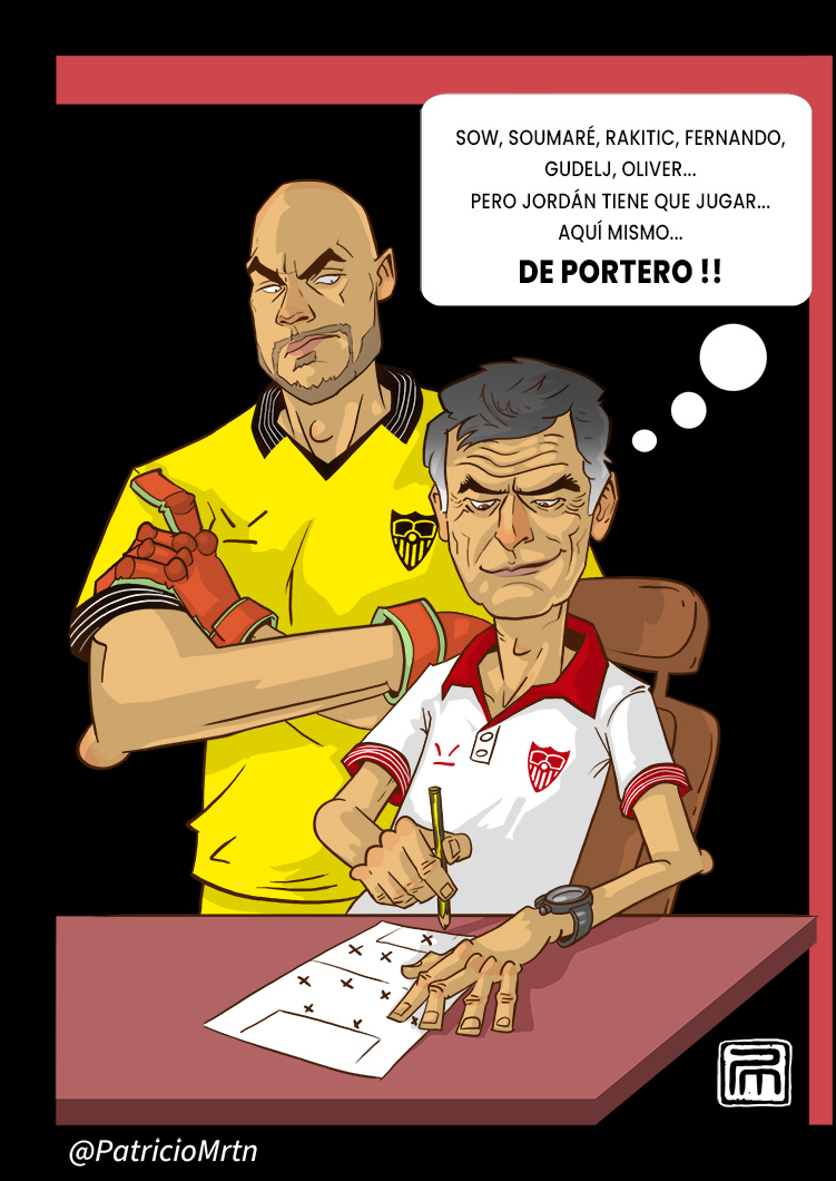 Mendilibar lo tiene claro.😄⚽️ #SevillaFC #humor #futbol