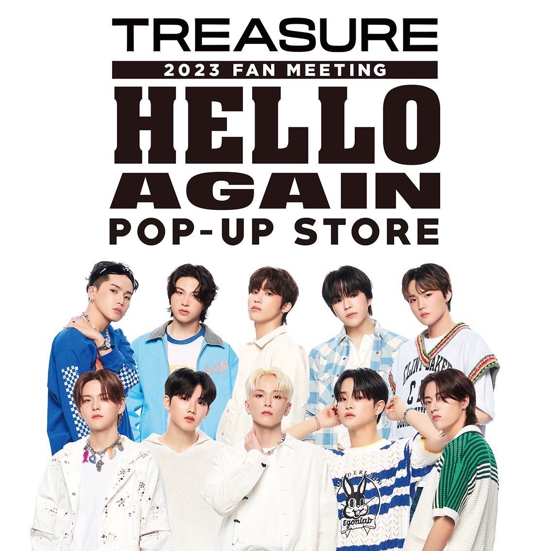 [💎] #TREASURE_INFO ／ 2023 TREASURE FAN MEETING ~HELLO AGAIN~ POPUP STORE ＼ 〈 東京・有楽町マルイ 〉 来店事前予約が本日よりスタート🎶 🕛事前予約受付(先着) ※一部日程 9月16日(土) 12:00～ 🔗 ygex.jp/treasure/news/… #TREASURE #TREASURE_FANMEETING #HELLO_AGAIN #YG